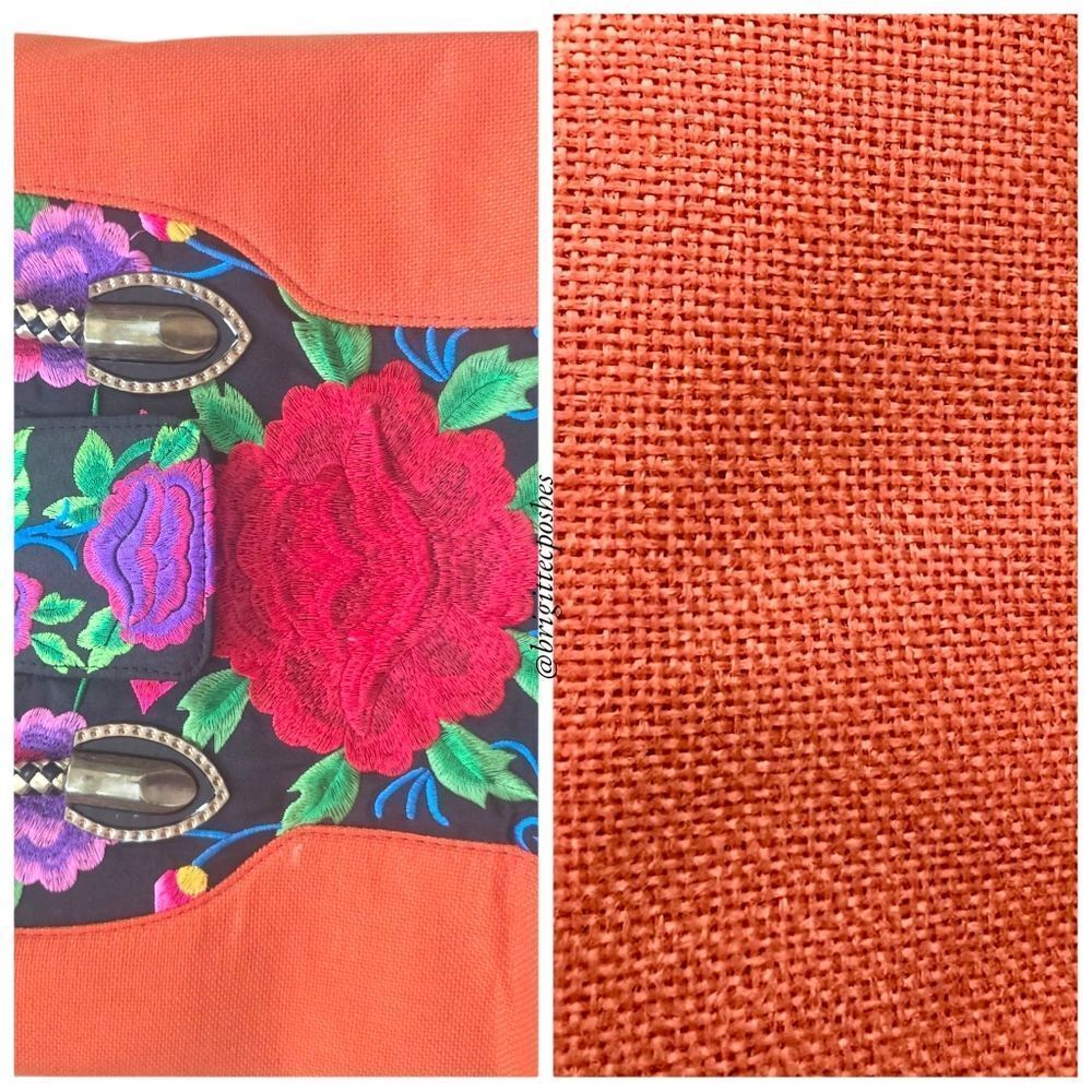 MEXICAN Embroidered Shoulder/Tote Bag - Picture 9 of 13